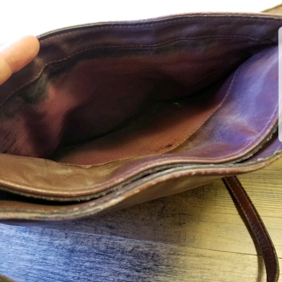 Vintage Burgundy Brown Etienne Aigner Leather Bag - Picture 6 of 8